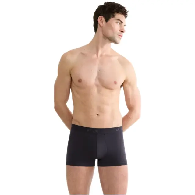 Sloggi Ανδρικό Boxer SLG Base - Διπλό Πακέτο, Χρώμα Charcoal 2