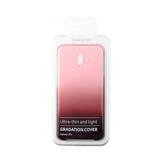Samsung EF-AJ610 Gradation Cover Samsung Galaxy J6 Plus Red 2
