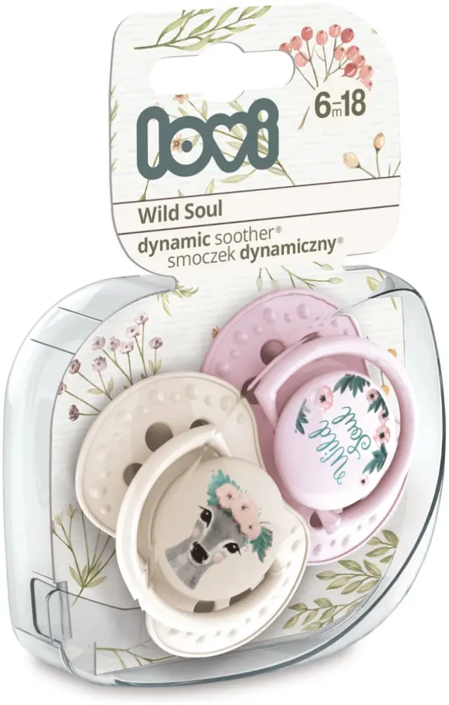 Ορθοδοντικές Πιπίλες Σιλικόνης 2τμχ 6-18M Wild Soul Girl 5901691835122 3