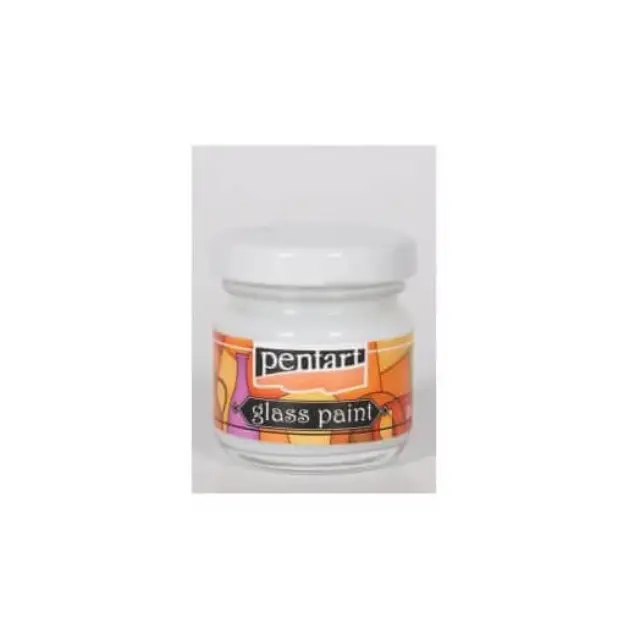 Χρώμα για Γυαλί διάφανο 30ml Pentart- Λευκό