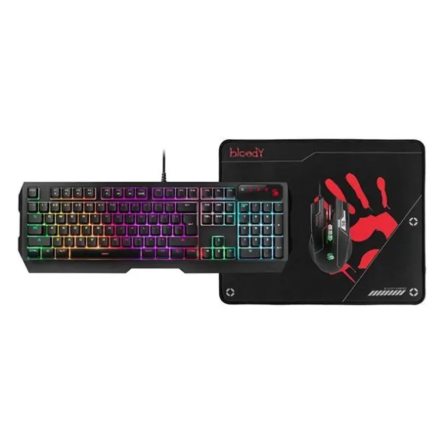 A4Tech Keyboard & Mouse Bloody B1700 Black (A4TKLA47265)