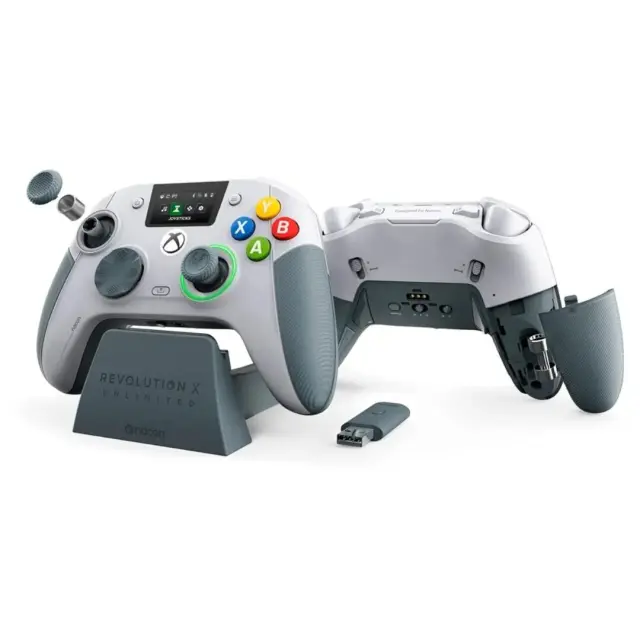 Nacon Revolution X Unlimited 360 Anniversary Edition Ασύρματο Controller για Xbox Series X|S + PC – Hall Effect, Custom Profiles, LCD Screen