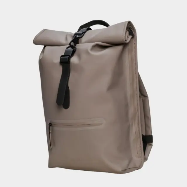Σακίδιο Πλάτης Rains Rolltop Rucksack W3 13320-173 Cinder Καφέ - ONESIZE 2