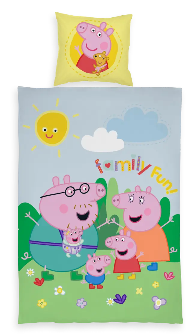 Peppa Pig – Junior Bedding Set 100x140 (GGB80095) - Baby and Children