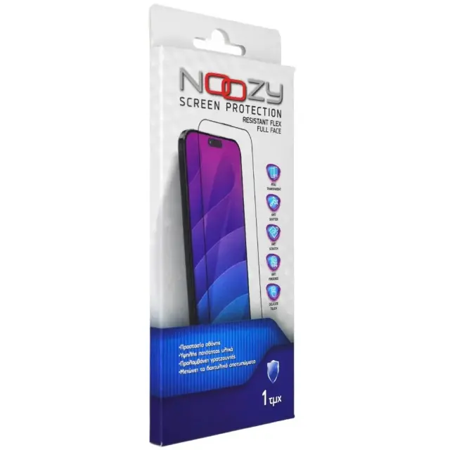 Tempered Glass Noozy Full Face Resistant Flex 9H για Xiaomi Poco X7 Pro 5G