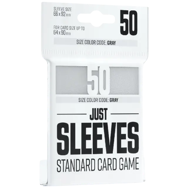 Just Sleeves - Standard Card Game White (50 Sleeves)