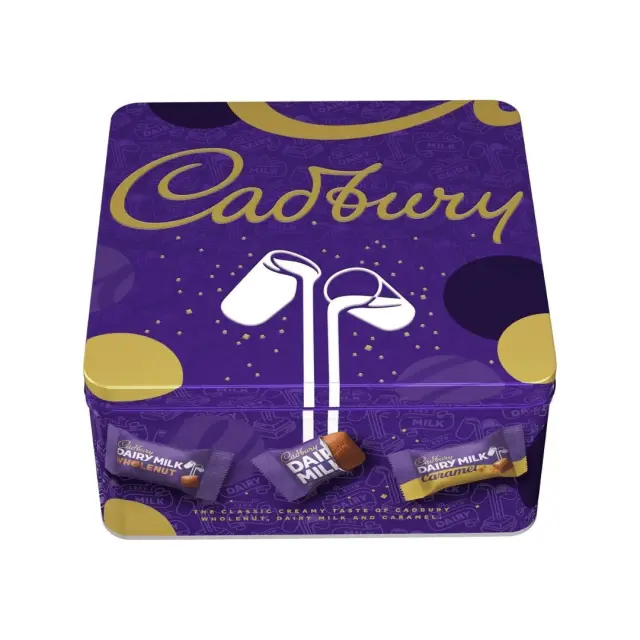 Cadbury Dairy Milk Mixed Chunks Tin 300gr (ΠΡΟΣΟΧΗ! Λιώνει!)