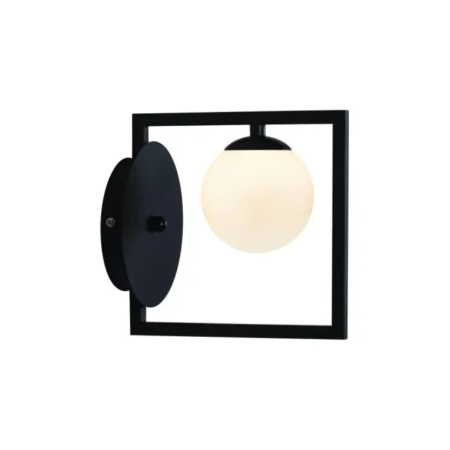 AcaLight Offer NETTO ΦΩΤΙΣΤΙΚΟ ΕΠΙΤΟΙΧΟ ΜΑΥΡΟ ΜΕΤΑΛΛΙΚΟ ΣΥΜΒΑΤΙΚΟ 1ΧG9 IP20 Φ200Χ120*25mm