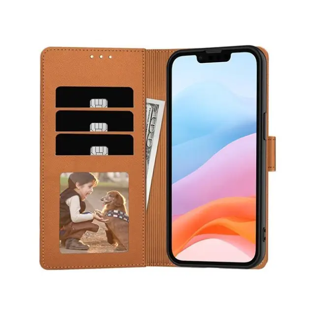 Tech-Protect Θήκη Κινητού iPhone 16e Wallet Saddle Brown 2