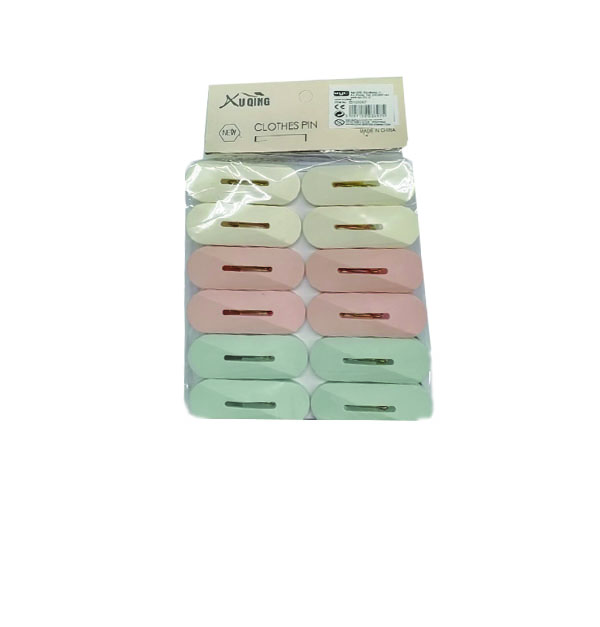 Σετ 12 πλαστικά μανταλάκια 6,5cm [00105057]