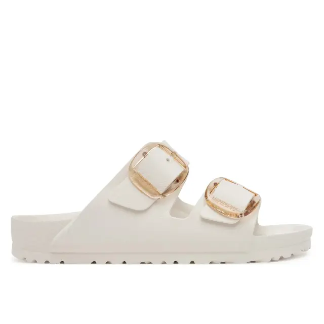 Γυναικείες Ανατομικές Παντόφλες Birkenstock Arizona EVA Big Buckle 1029651 Narrow Fit Λευκές Άσπρο - 37