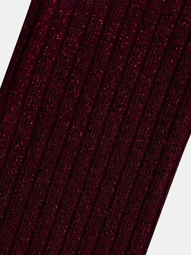 Παιδικό Καλσόν για Κορίτσια Burgundy Sparkle ΚΟΚΚΙΝΟ 2