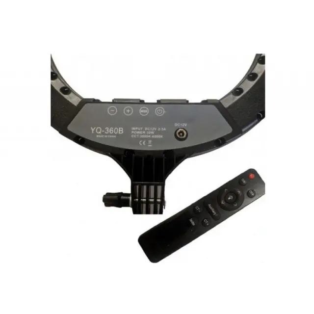 Ring Light Lamp YQ-360B - Επαγγελματικό φωτιστικό δαχτυλίδι Led 36cm με μεγάλο τρίποδο και τηλεκοντρόλ 2