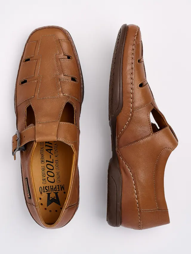 Mephisto Μοκασίνια-Loafers Ανδρικό δέρμα Καφέ MEP/MARSILIO CHESTNUT - 46 3