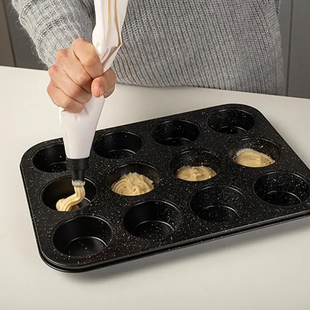 NAVA - Ταψί για muffins "Nature" με αντικολλητική επίστρωση stone 35cm 2