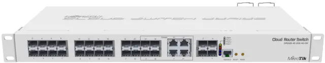 MikroTik Cloud Router Switch CRS328-4C-20S-4S+RM, ROS L5