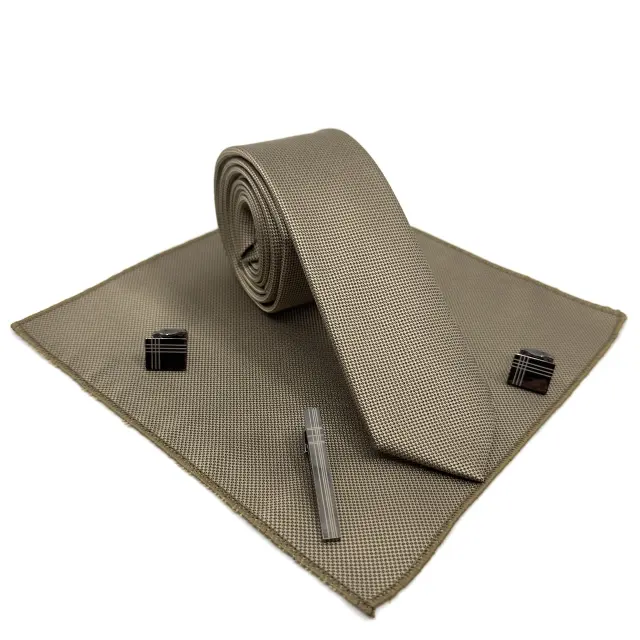 Μπεζ Μαντήλι Ύφασμα Oxford 25*25 CM 3