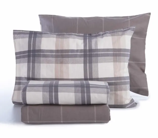ΣΕΤ ΣΕΝΤΟΝΙΑ ΦΑΝΕΛΕΝΙΑ ΜΟΝΑ CHARLIE 160X260 NEF-NEF HOMEWARE GREY 3