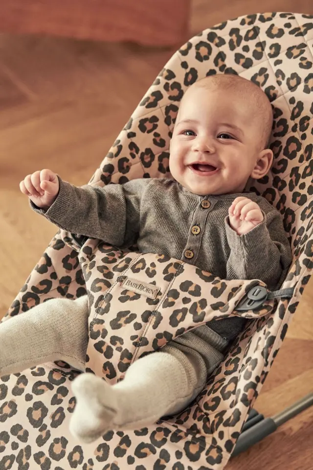 BabyBjorn Ρηλάξ Balance Bliss Cotton Beige Leopard 7317680060754 2