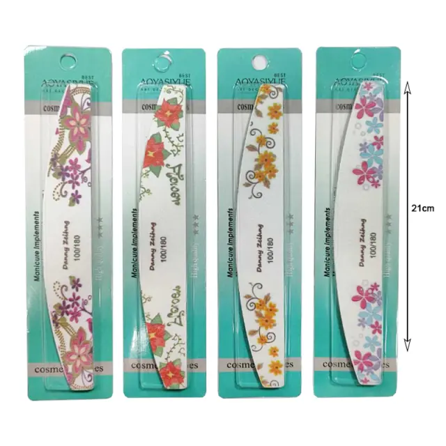 Λίμα νυχιών Διπλής Όψης 100/180 12τμχ - Nail File 12pcs 091128 2