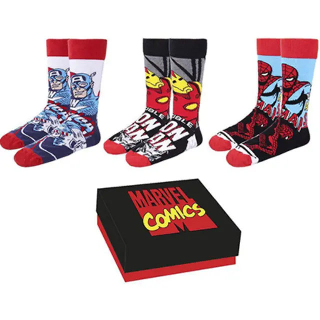 Cerda MARVEL Κάλτσες - Avengers - 3 Pairs Socks Pack Ηλικίας 6,5-11