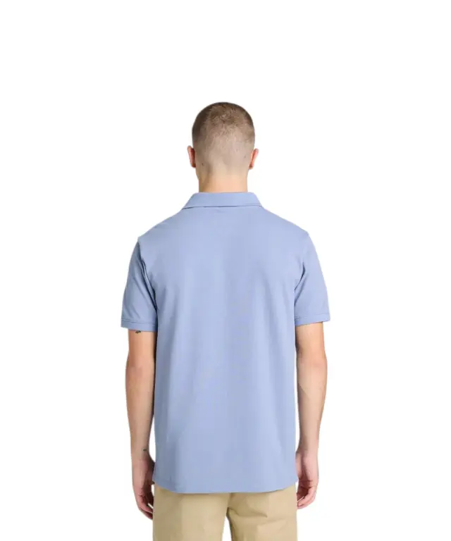 Timberland - Ανδρικό T-shirt Polo Short-Sleeve με Λογότυπο Oyster River TB0A2BRY-B88 Σιέλ - M 2