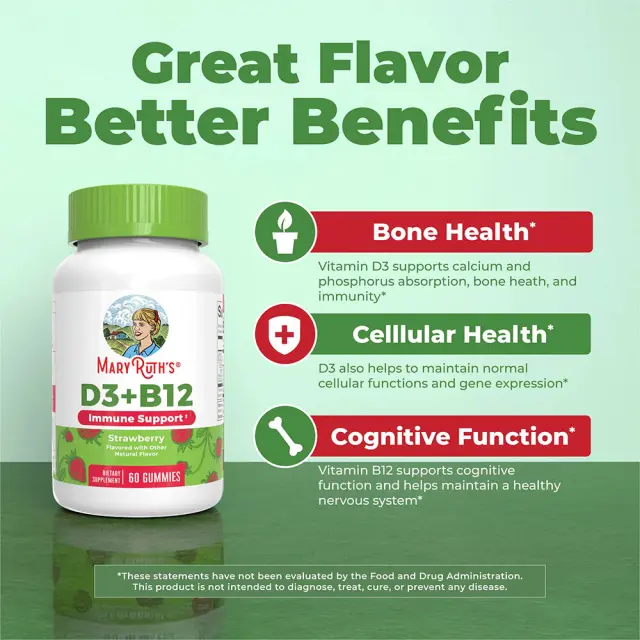 MaryRuth's D3 + B12 Gummies 3