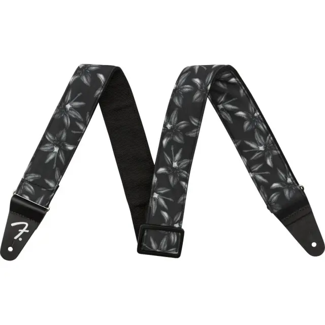 Fender Hawaiian 2" Ζώνη Κιθάρας - Μπάσου Black Floral