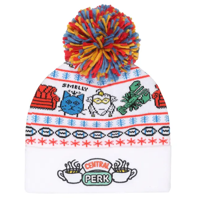 Σκούφος Friends Central Perk Ski Beanie Unisex White Pom Beanie FRE08509BPW - One Size