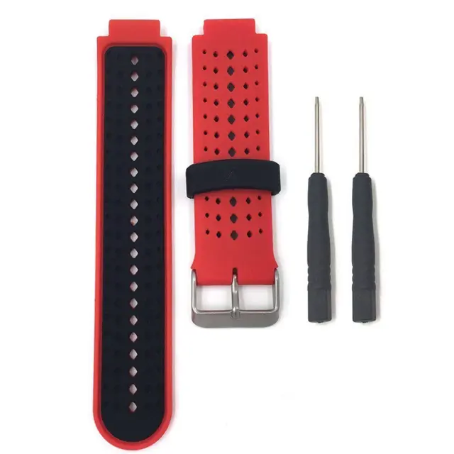 Λουράκι για Garmin Forerunner 220/230/235/630/735- Red/Black ΟΕΜ 3