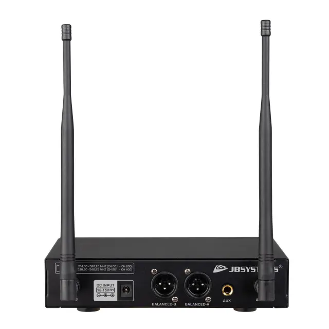 JBSYSTEMS HF-PRO TWIN DIVERSITY ΔΙΠΛΟΣ ΔΕΚΤΗΣ ΑΣΥΡΜΑΤΟΥ ΜΙΚΡΟΦΩΝΟΥ 2