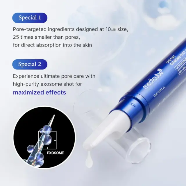 Medicube One Day Exosome Shot Pore Serum 25000 - Ορός Micro-needling για λεία υφή + φωτεινό δέρμα 13 ml 3