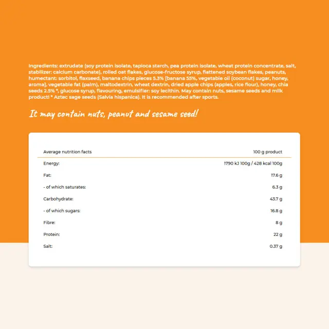 Cerbona Banana Protein Muesli Bar 2