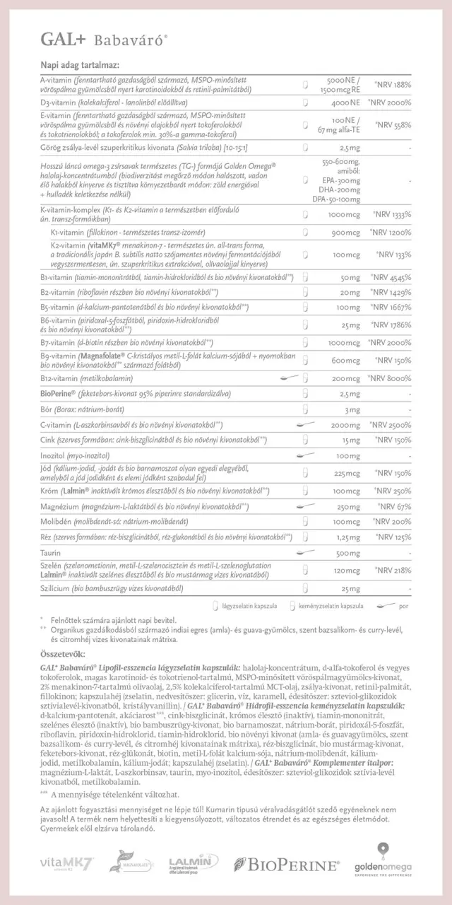 GAL Vitamin for Pregnant Women (new recipe) 2