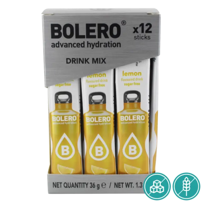 BOLERO Λεμόνι - Χυμός σε σκόνη για 0,5L (Κουτί των 12) x3 gr