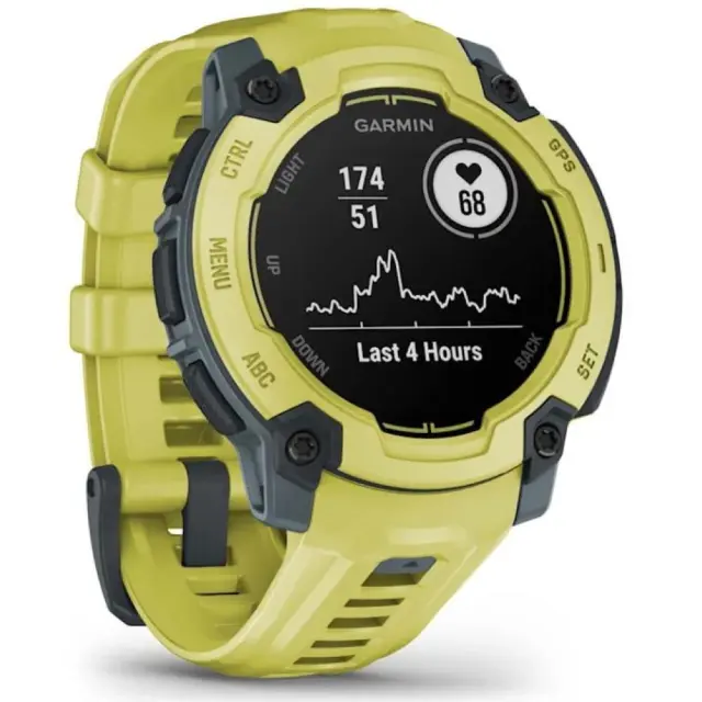Garmin Instinct E 2.29 cm (0.9") MIP 45 mm Digital 176 x 176 pixels Lime GPS (satellite)