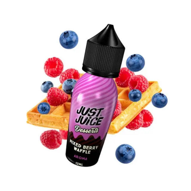 Just Juice Desserts Mixed Berry Waffle Flavour Shot 12ml/60ml 2