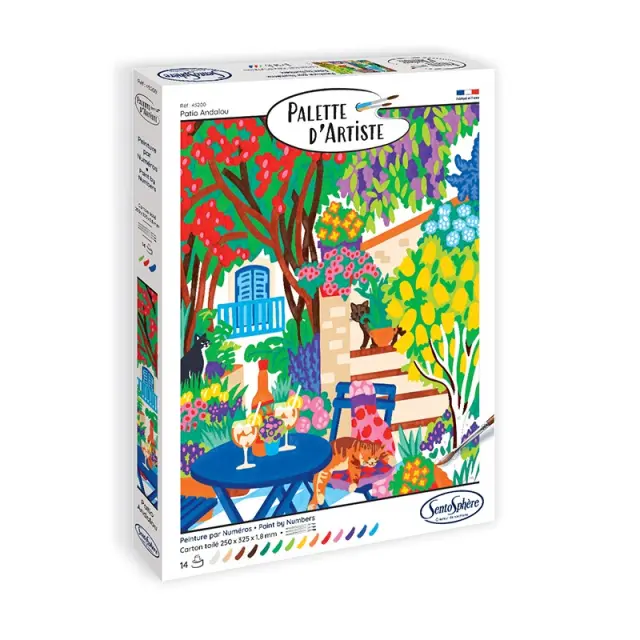 SentoSphere PALETTE D'ARTISTE Paint by Numbers - Ανδαλουσία 028-45200