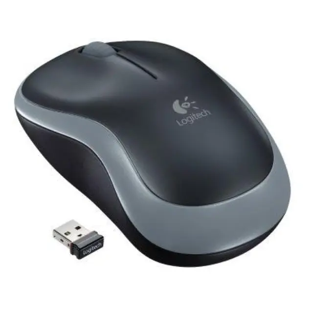 Logitech M185 Wireless Mouse -SWIFT GREY- EWR2 (910-002235)