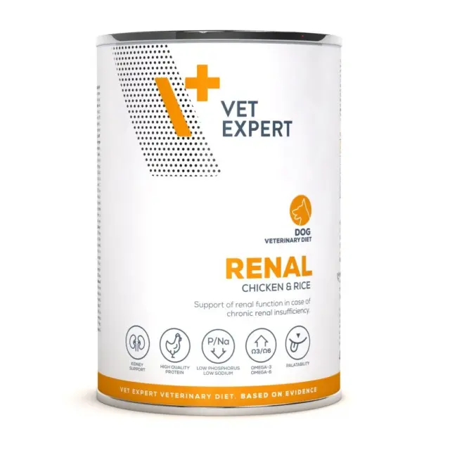 VET EXPERT Renal Chicken - wet dog food - 400g