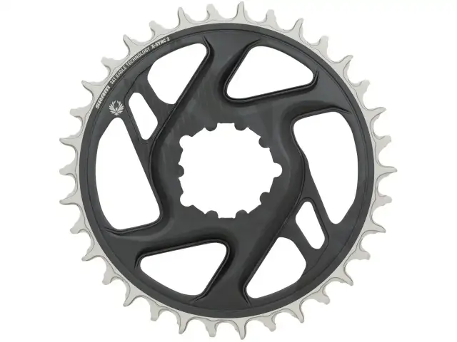 ΔΙΣΚΟΣ ΦΥΛΛΟ SRAM X-SYNC 2 34T DIRECT MOUNT 6MM OFFSET EAGLE COLD FORGED LUNAR GREY