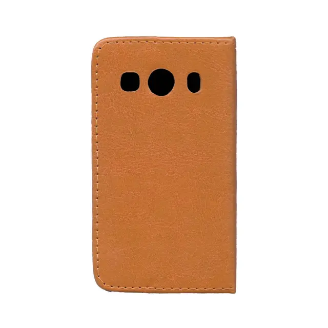 Θήκη Βιβλίο Leather Book Case With Clip Για Samsung Galaxy Ace 4 LTE Καφέ 2