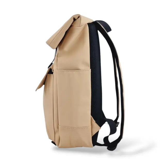 Αδιάβροχο Σακίδιο Πλάτης Rolltop 30x12x43 MCAN M-516. 17lt - Μαύρο 3