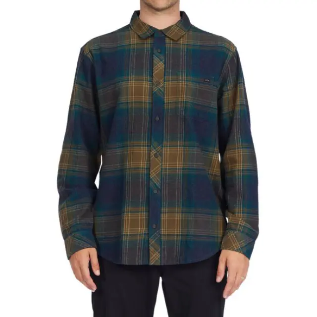 BILLABONG COASTLINE FLANNEL ΠΟΥΚΑΜΙΣΟ ΑΝΔΡΙΚΟ - F1SH23BIF2-0709/DARK BLUE KHAKI