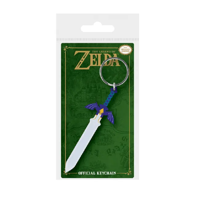 Μπρελόκ The Legend of Zelda Master Sword rubber Keychain RK38699C
