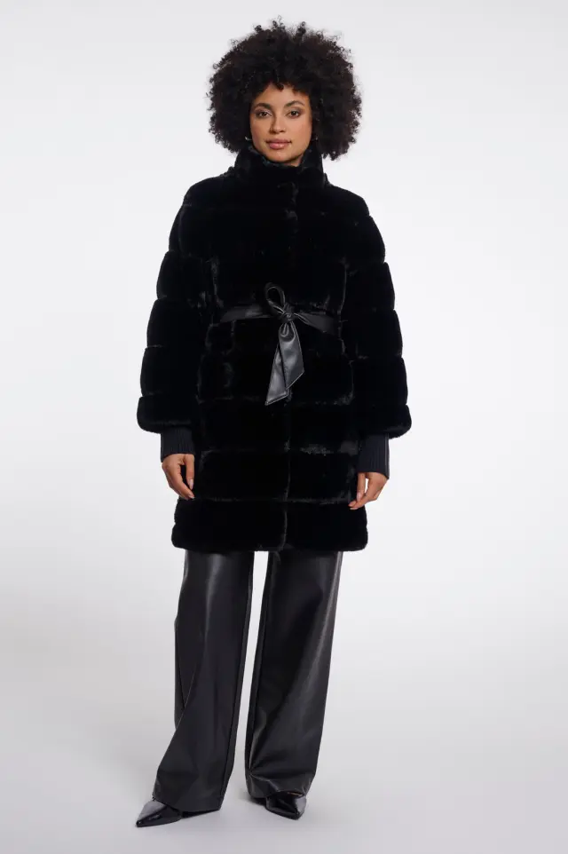 RINO & PELLE “ZANE” FAUX FUR (ZANE-7002512-BLACK) - 42