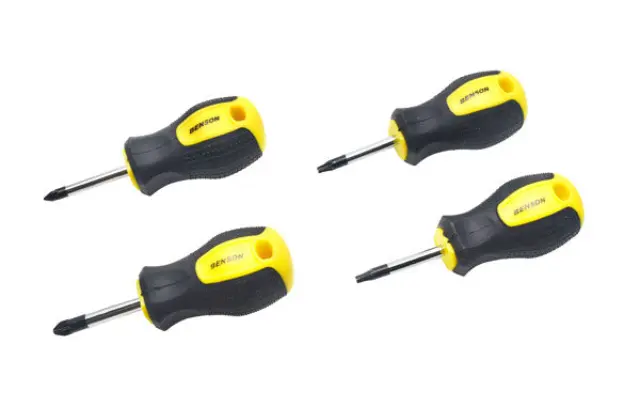 Screwdriver stubby 4 pieces