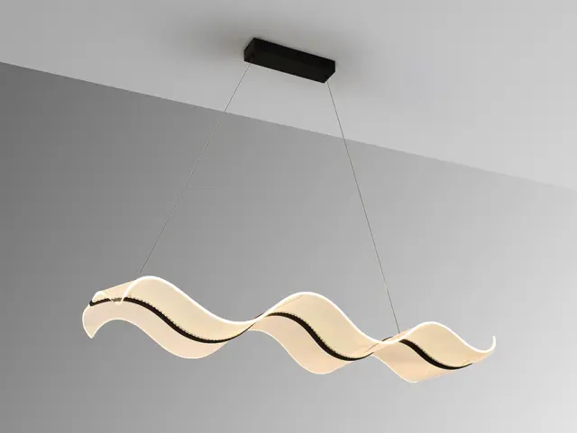 OLAS LED Κρεμαστό Φωτιστικό Μαύρο – Dimmable με CCT & Remote 3