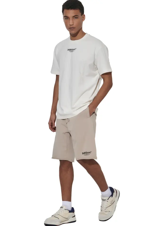 Body Action Men's Sportswear Shorts Μπεζ 033618-05C (Body Action) - XXLarge
