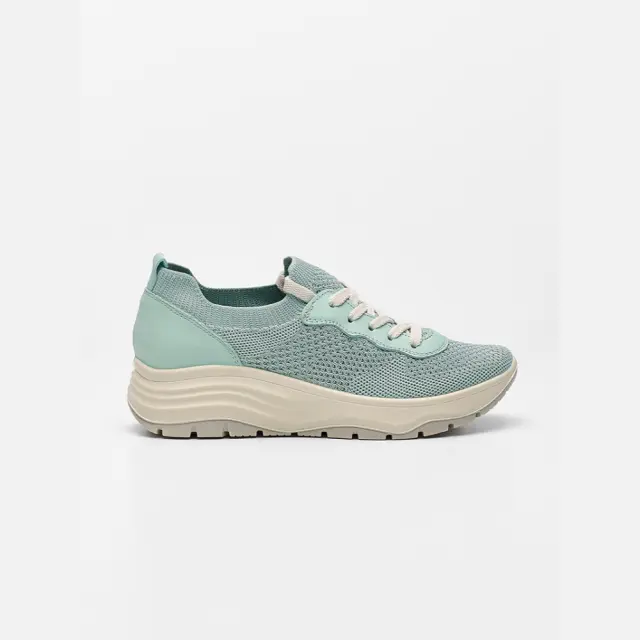 Imac Sneakers Γυναικείο ύφασμα/δέρμα Πράσινο IMA/756370 MENTA